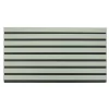Panneau mural décoratif x5 acoustique adhésif vert de gris 32x60cm < Gifi Outlet