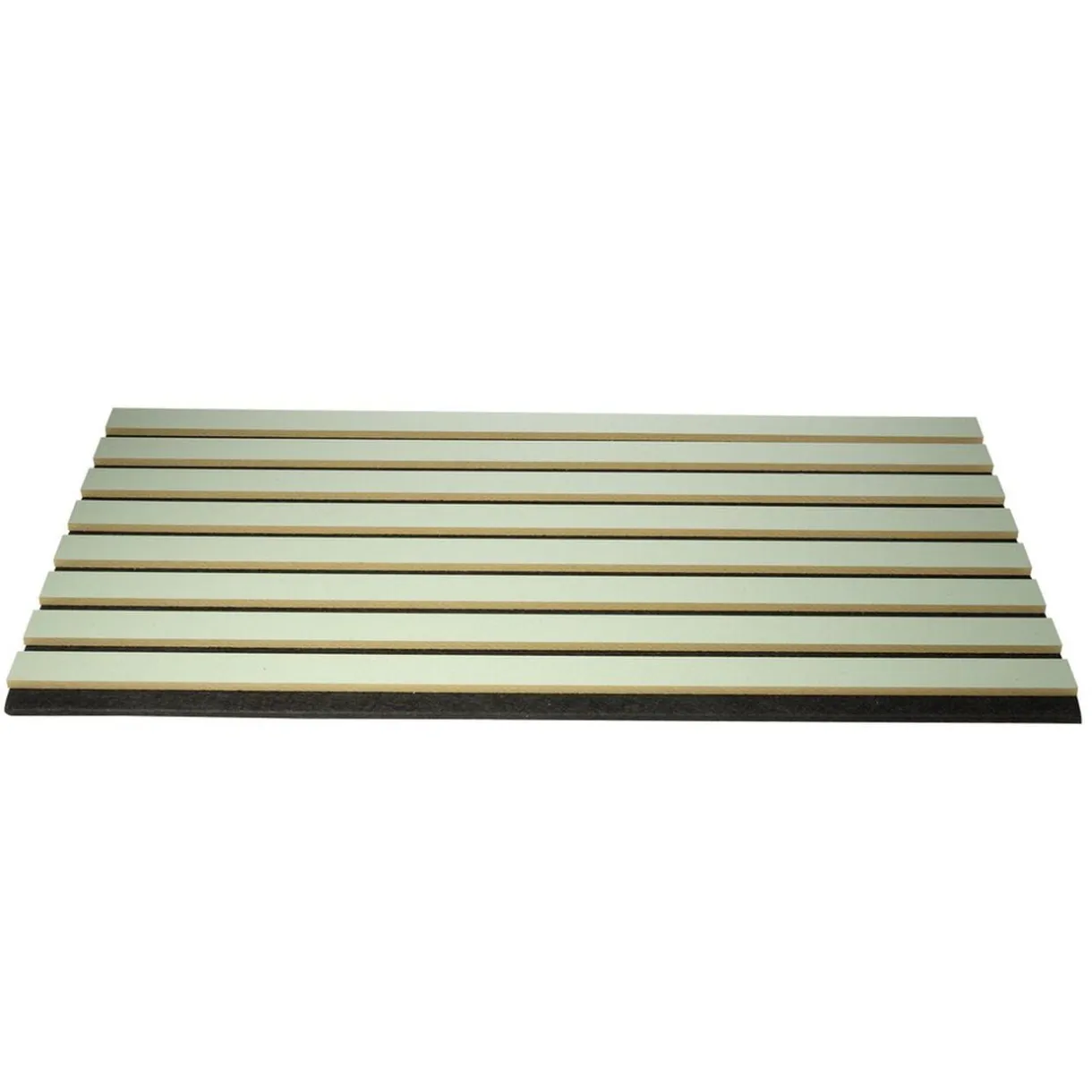 Panneau mural décoratif x5 acoustique adhésif vert de gris 32x60cm < Gifi Outlet