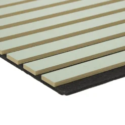 Panneau mural décoratif x5 acoustique adhésif vert de gris 32x60cm < Gifi Outlet