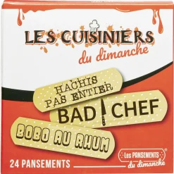 Pansement humoristique Cuisinier x24 < Gifi Outlet