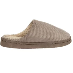 Pantoufles chaussons côtelés intérieur fourré semelle dure (3 modèles) < Gifi Best