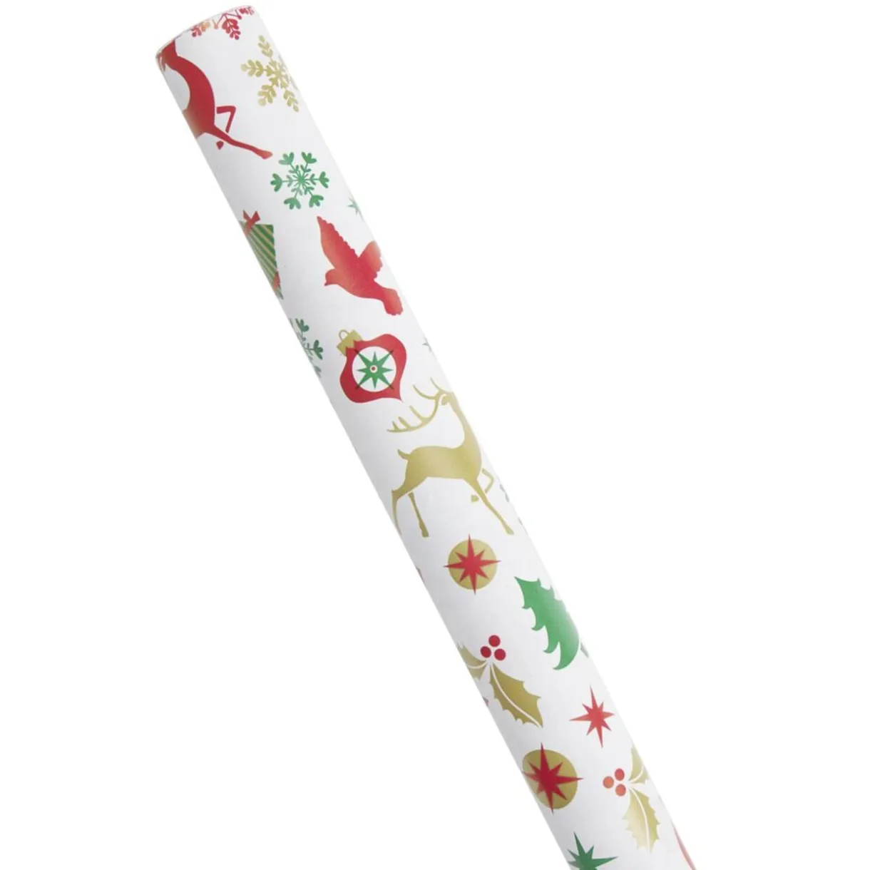 Papier cadeau Noël rouleau 2m motif traditionnel (6 modèles) < Gifi