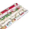 Papier cadeau Noël rouleau 2m (6 modèles)