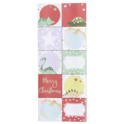 Papier cadeau Noël rouleau x3 avec 20 étiquettes autocollantes enfant < Gifi Discount