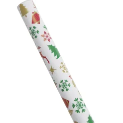 Papier cadeau Noël x4 rouleau 2m (2 modèles)