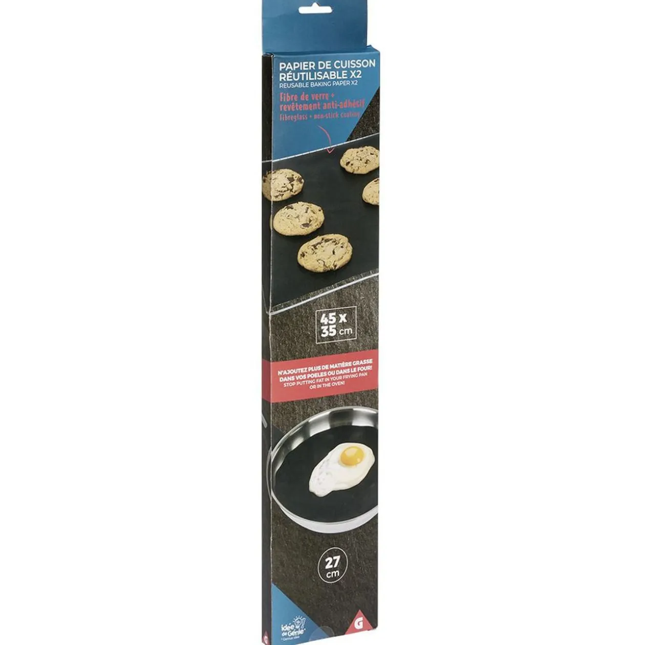 Papier cuisson réutilisable x2