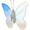 Papillon irisé bleu à clipser 17X20cm < Gifi Clearance
