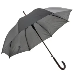 Parapluie canne automatique uni noir L87cm < Gifi Clearance