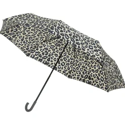 Parapluie canne imprimé léopard