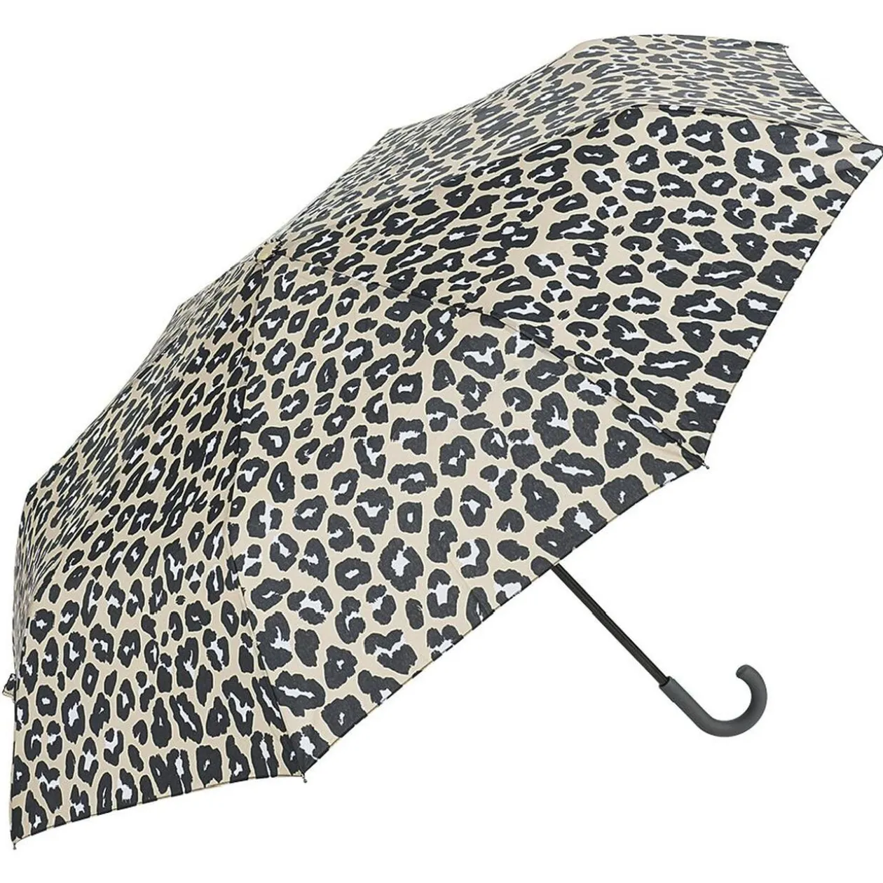Parapluie canne imprimé léopard