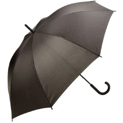 Parapluie canne manuel noir L91 cm < Gifi Outlet