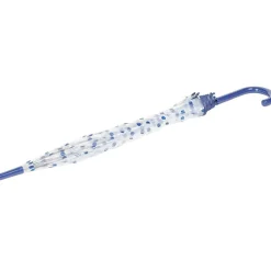 Parapluie canne transparent à pois bleus < Gifi New