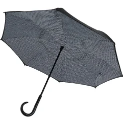 Parapluie inversé à motifs blancs et noirs < Gifi Outlet