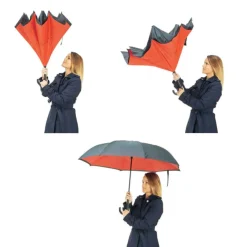 Parapluie inversé noir