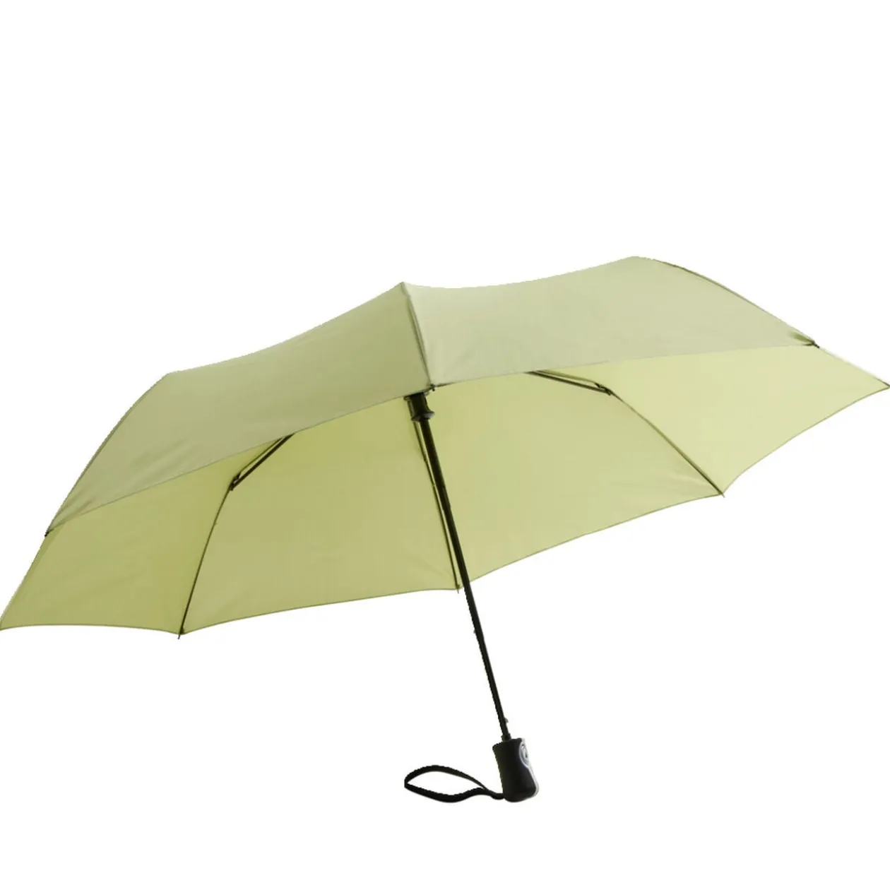 Parapluie pliable automatique uni vert L24cm