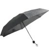 Parapluie pliable manuel de poche uni noir L24cm