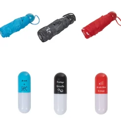 Parapluie rétractable avec étui capsule < Gifi Online