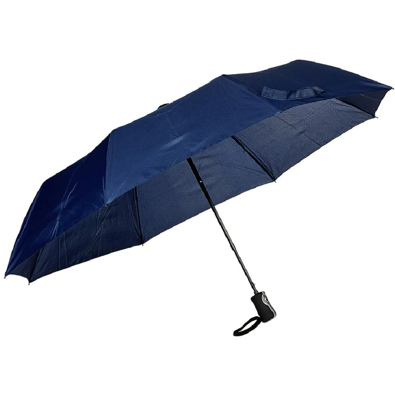 Parapluie semi automatique bleu