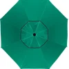 Parasol de plage orange corail UV UPF50+ Ø180xH195cm < Gifi Outlet