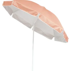 Parasol de plage orange corail UV UPF50+ Ø200xH209cm