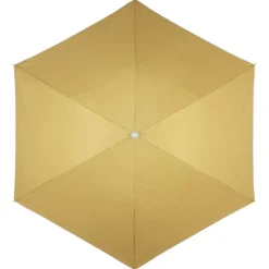 Parasol de plage UPF 50+ toile colorée Ø140xH175cm (2 modèles bleu ou jaune) < Gifi Best