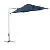 Parasol déporté rond Palao bleu Ø270xH245cm