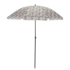 Parasol rond centré inclinable Sun motif feuillage UPF30+ Ø160xH195cm < Gifi Clearance
