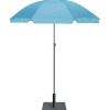 Parasol rond inclinable Sun déperlant bleu Ø160xH195cm < Gifi New