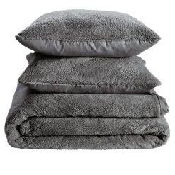 Parure de lit 2 personnes teddy polaire 220x240cm (3 modèles) < Gifi Clearance