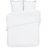 Parure de lit 2 personnes 260x240cm blanc uni < Gifi New