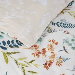 Parure de lit 2 personnes 240x220cm coton fleuri (2 modèles) < Gifi Online
