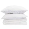 Parure de lit 2 personnes 240x220cm polyester toucher fourrure blanc < Gifi New