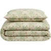 Parure de lit 1 personne 140x200cm polyester imprimé tropical (3 modèles)
