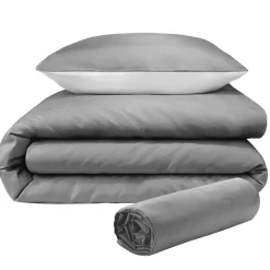 Parure de lit 140x200cm 1 personne avec drap housse 4 pièces (3 modèles)