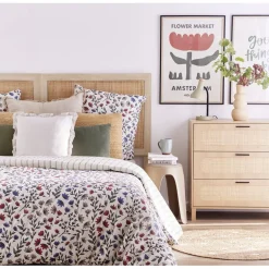Parure de lit 140x200cm 1 personne micro lavée motif imprimé 3 pièces (3 modèles) < Gifi Clearance