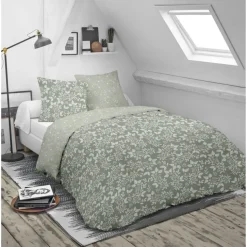 Parure de lit 240x260cm 2 personnes coton à motifs 3 pièces (4 modèles) < Gifi Hot