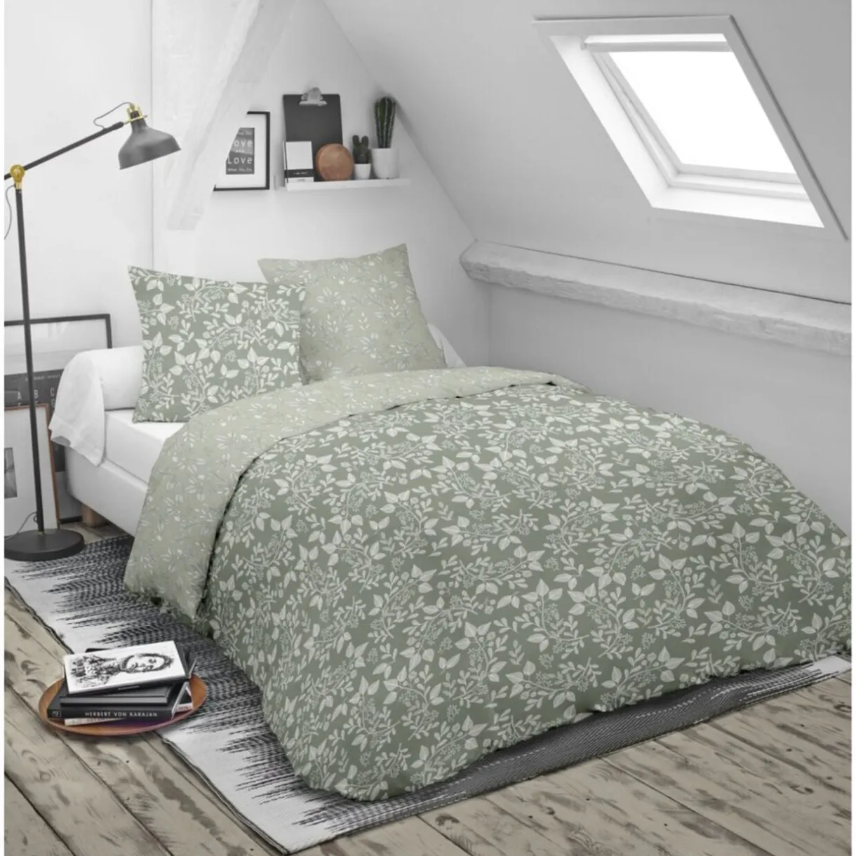 Parure de lit 240x260cm 2 personnes coton à motifs 3 pièces (4 modèles) < Gifi Hot