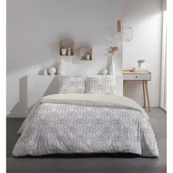 Parure de lit 220x240cm 2 personnes micro lavée à motifs (3 modèles) < Gifi Sale