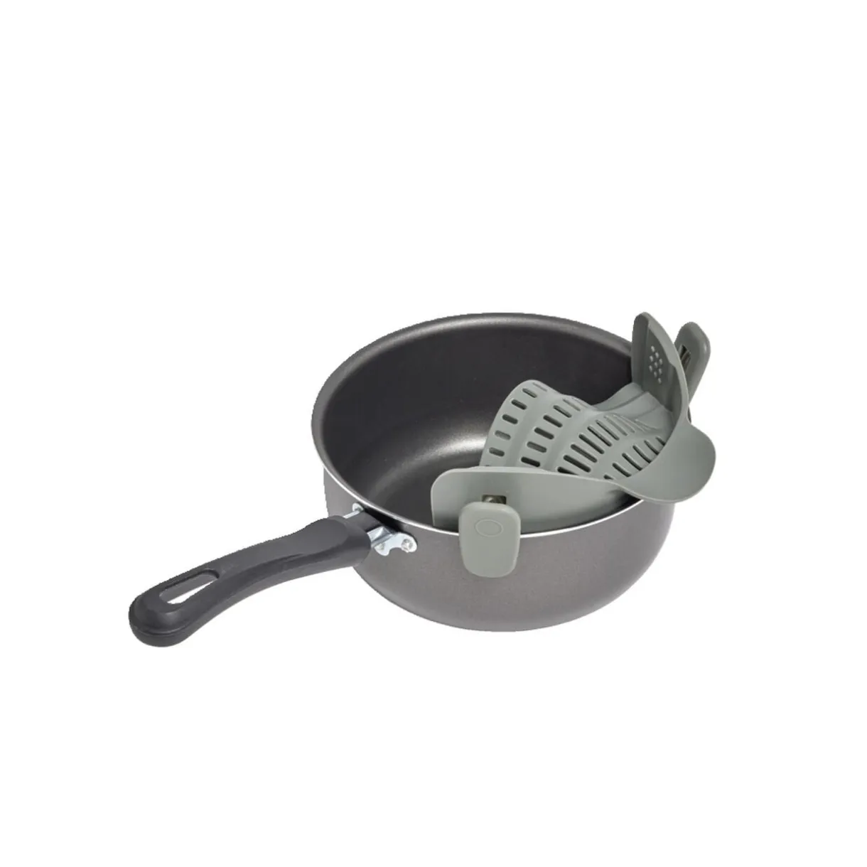 Passoire casserole à clips silicone gris < Gifi Hot
