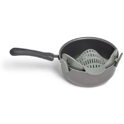 Passoire casserole à clips silicone gris < Gifi Hot