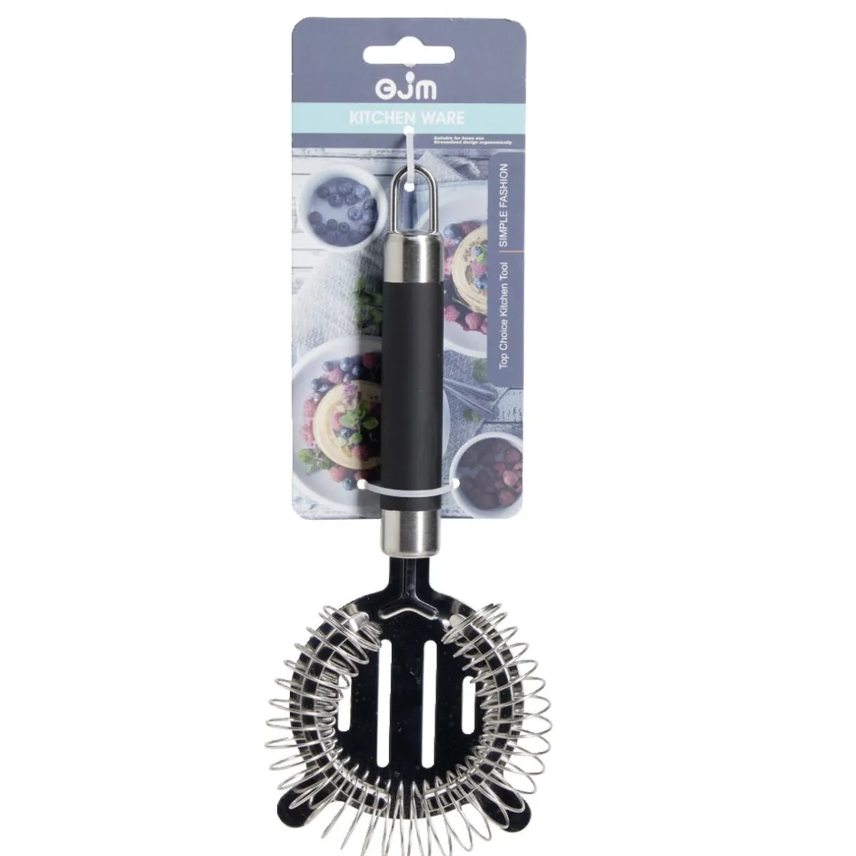 Passoire à cocktail en inox avec manche en plastique L.21,5cm < Gifi Online
