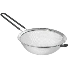 Passoire en inox à maille fine avec poignée en silicone < Gifi Hot