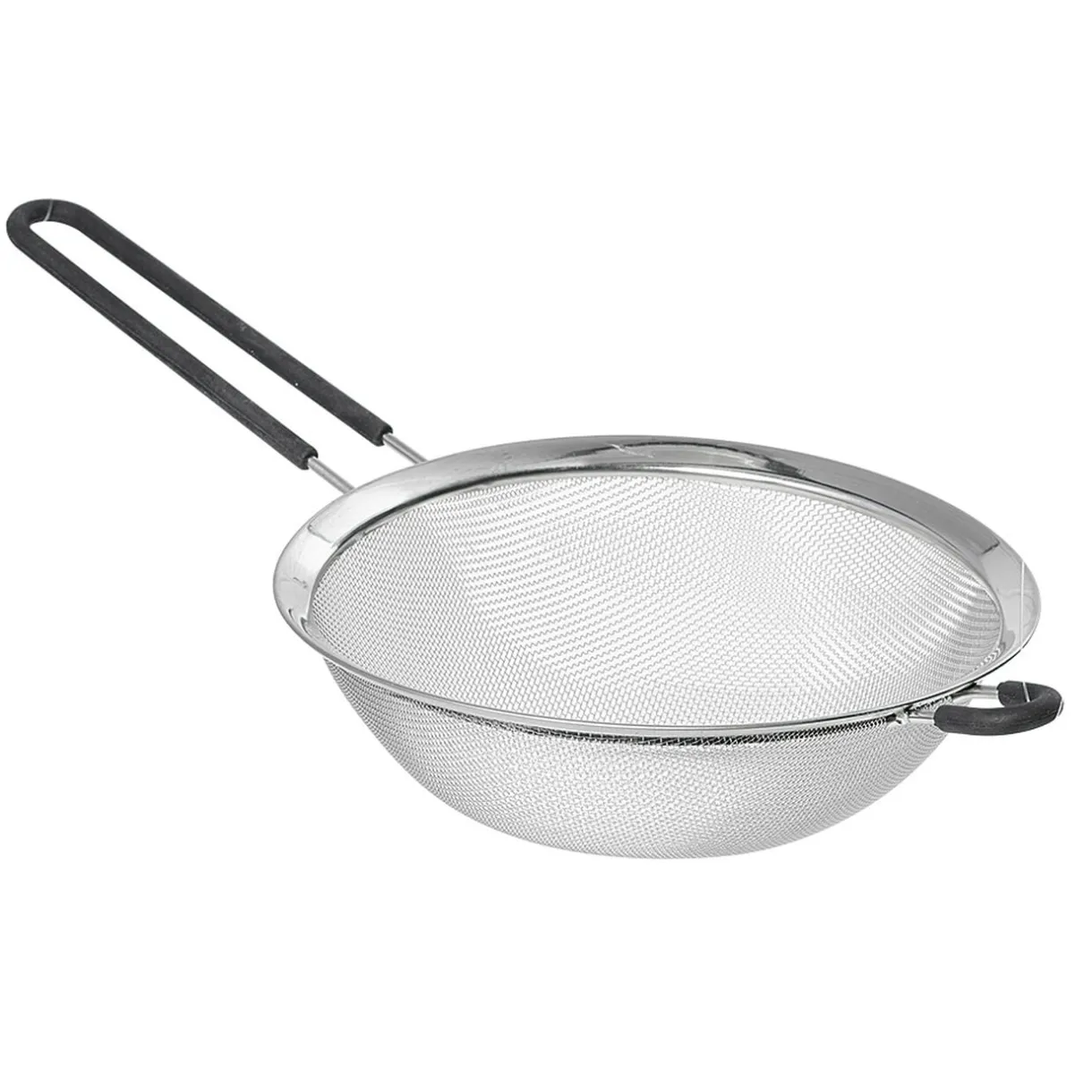 Passoire en inox à maille fine avec poignée en silicone < Gifi Hot