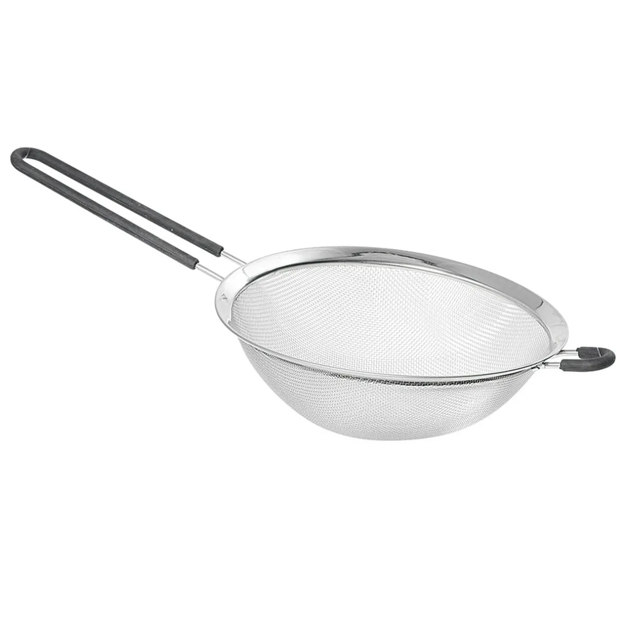 Passoire en inox à maille fine avec poignée en silicone < Gifi Hot