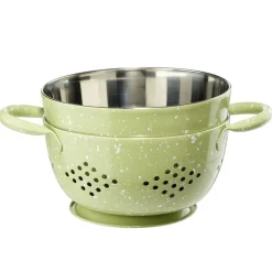 Passoire et bol à mixer assortis inox Ø15cm (3 modèles)