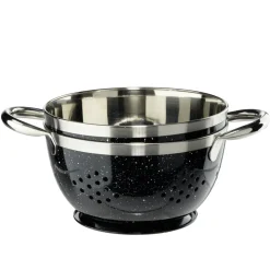 Passoire et bol à mixer assortis inox Ø15cm (3 modèles)