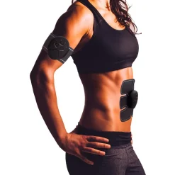 Patch électrostimulation musculaire bras et abdos sans fil < Gifi New