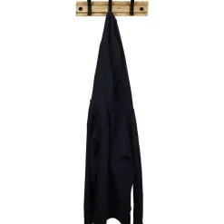 Patère 3 crochets bambou métal noir et naturel < Gifi Online