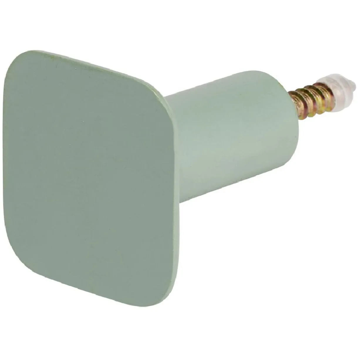 Patère murale carrée vert sauge polyrésine 4,3x4,3cm < Gifi Hot