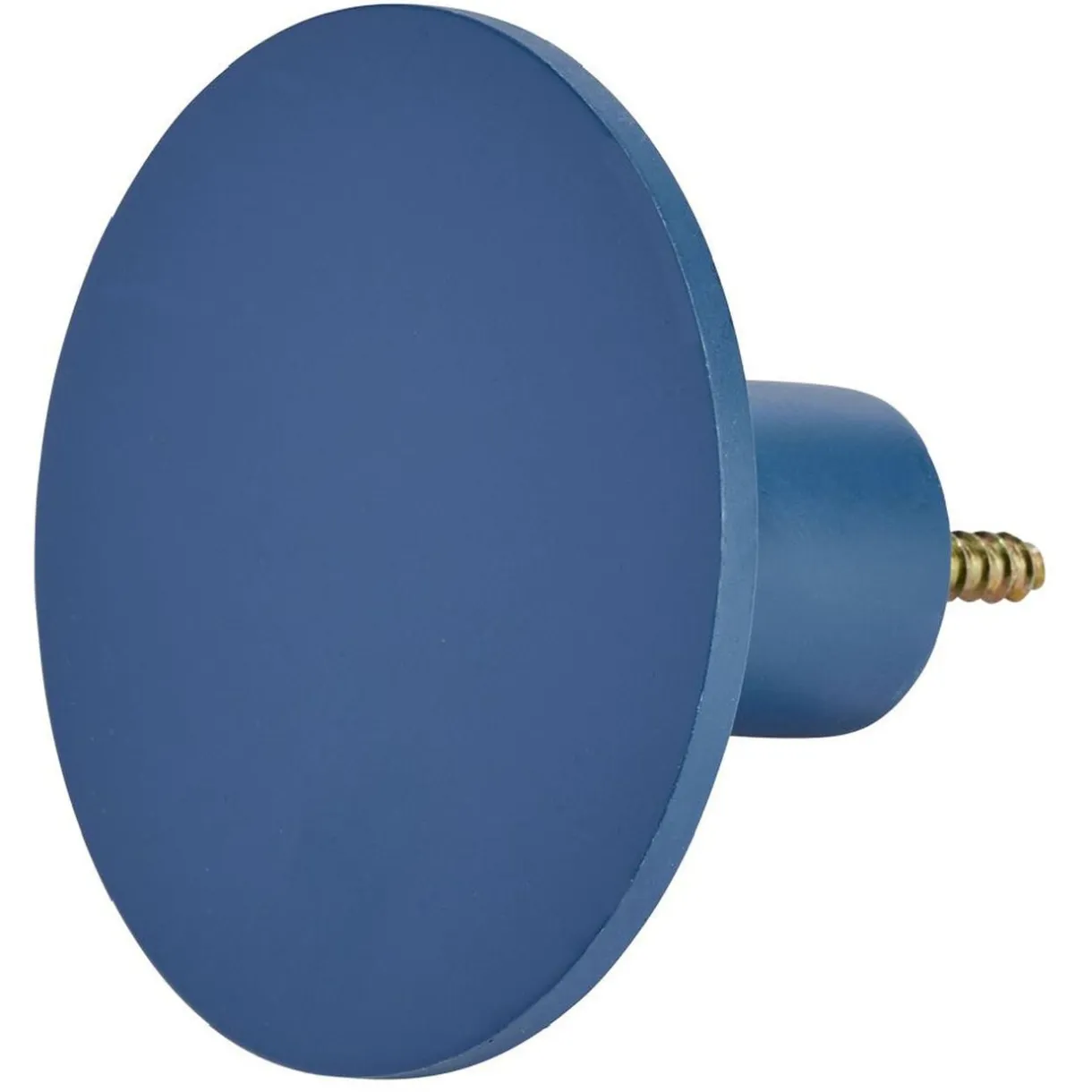 Patère murale ronde bleu polyrésine Ø8cm < Gifi Hot